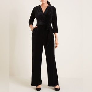 Chicos velvet jumpsuit BNWT